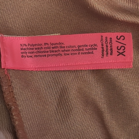 BETSEY JOHNSON Mauve Pink Velvet Robe Belt Size XS S Wrap Bath Casual Soft Cozy - Picture 7 of 8